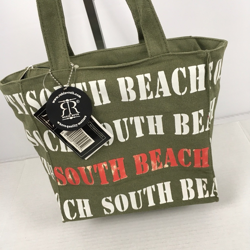 Robin Ruth Canvas Tote Bag “South Beach” - Picture 3 of 7
